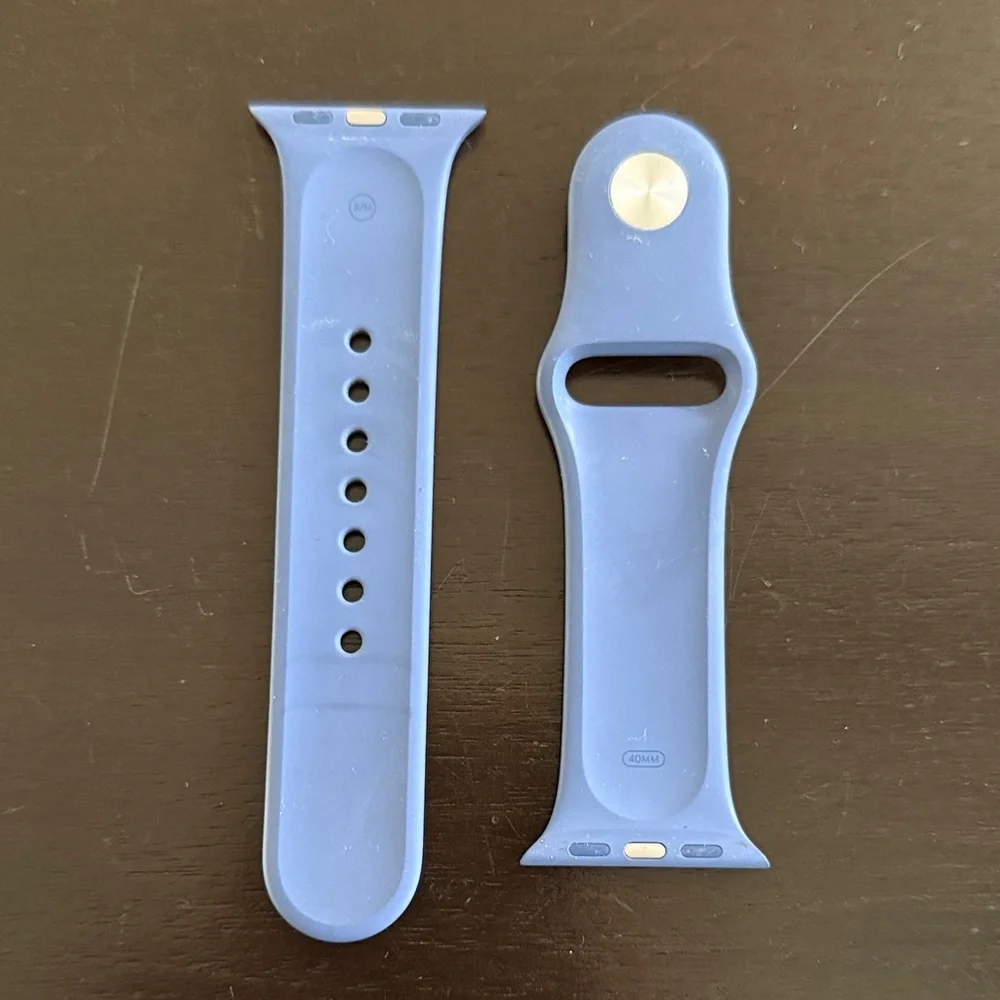 Apple Blue Silicone 40mm Band
